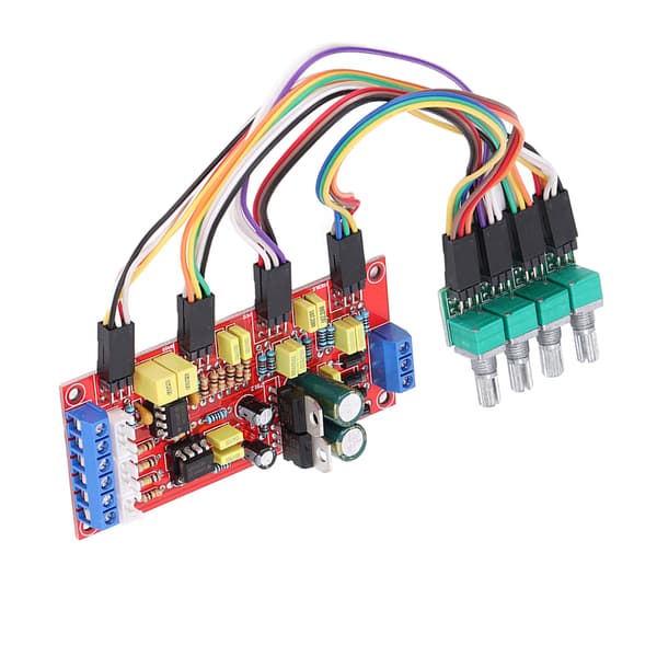 NE5532 Forforstærker PCB Lydstyrkekontrolkort Effektforstærkermodul Diskant Mellemregister Bas Tone