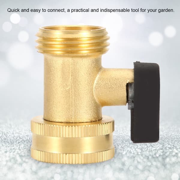 3/4 DN20 Rett Kuleventil Slangekobling i Messing for Hage
