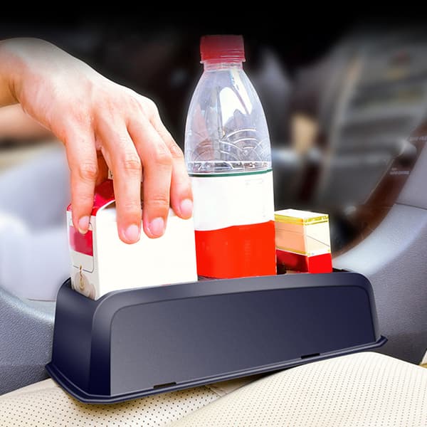 Bilsete Koppholder Multifunksjonell Organizer Telefon Drikkeholder Hanskerom