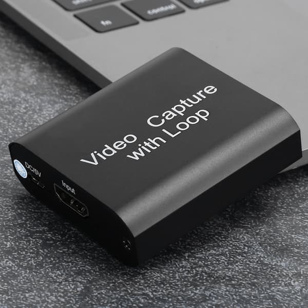 Med Loop Out HDMI -videotallennus salausdongeli USB 2.0 4K 1080P