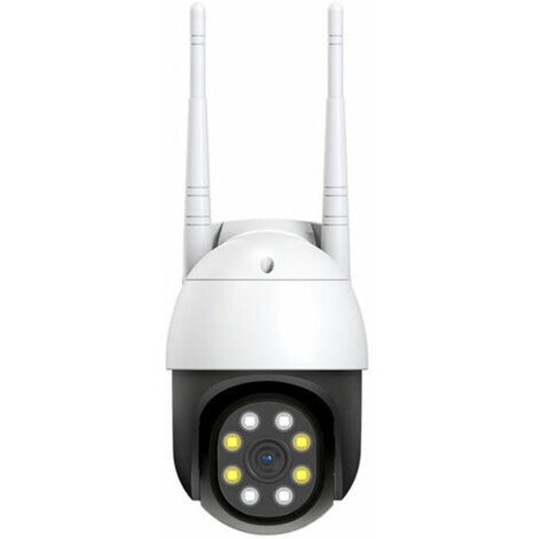 720P trådlös PTZ WiFi utomhuskamera med 360° betraktningsvinkel, mörkerseende, tvåvägsljud, rörelsedetektion, Yoosee-app