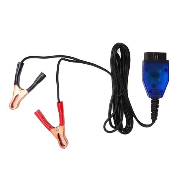 OBD2 Bilminnesdataspare Universell Nödströmkabeladapter Fordon Röda Svarta Klämmor