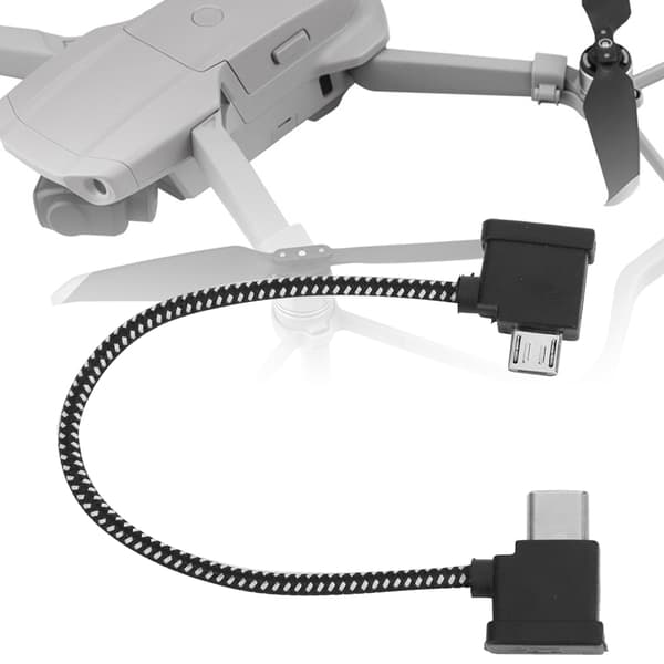 Fjärrkontroll Typ C till Micro USB Transmissionskabel Passar för Mavic AIR 2