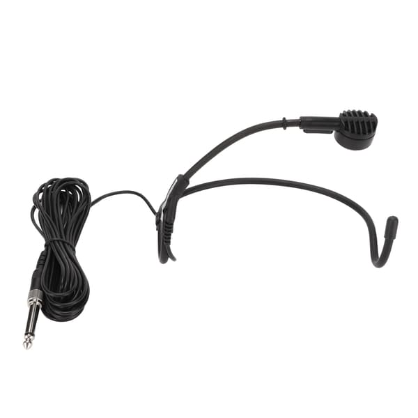 6,35 mm Ergonomisk Dynamisk 5 m Ledningsført Headset Mikrofon til Karaoke Højttaler Forstærker Undervisning