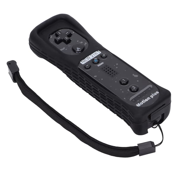 Wii U Sort Motion Plus Vibration Lyd Fjernbetjening Spilcontroller Tilbehør