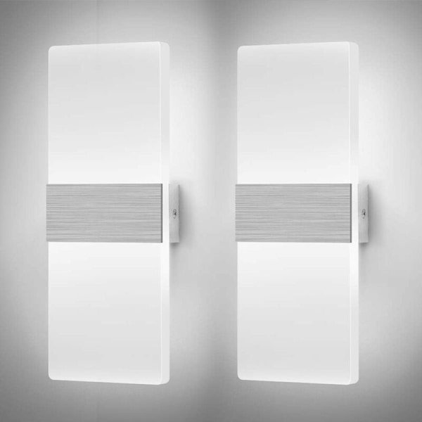 2*12W Indendørs Væglampe Dæmpbar LED Akryl Væglampe Moderne Design Dekoration Væglampe til Stue Soveværelse Corr