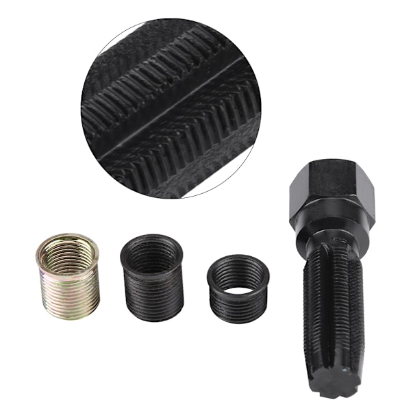 16-osainen sytytystulpan kierteenkorjaussarja (14 mm x 1,25) M16-hanalla ja kannettavalla kotelolla