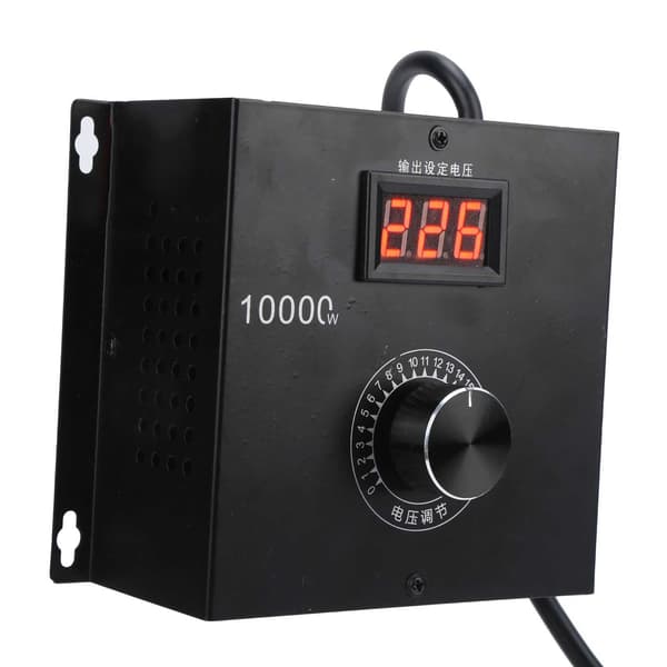Høyeffekts tyristor elektrisk spenningsregulator med roterende bryter 110V US-plugg