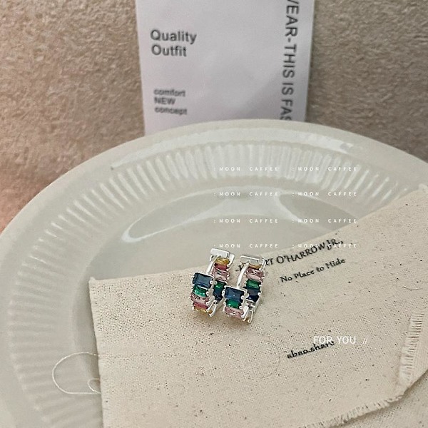 Korvakorut Zirconrainbow Muotikorut Ac7943