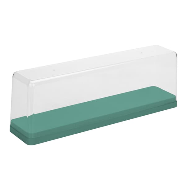 Grön Stapelbar Dammtät Transparent Actionfigur Docka Displayfodral