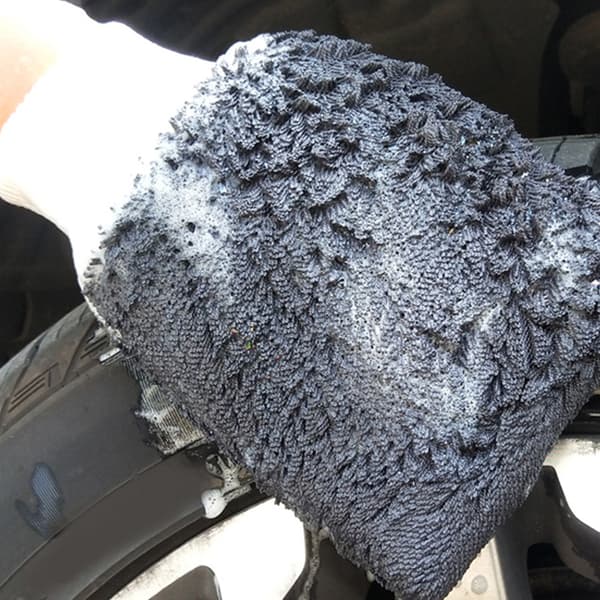 Mikrofiber vaskehandsker Superabsorberende dobbeltsidede ridsefri arbejdshandsker til tør og våd brug