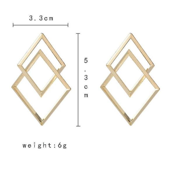 örhängen Geometrisk guldlegering metall smycken för fest