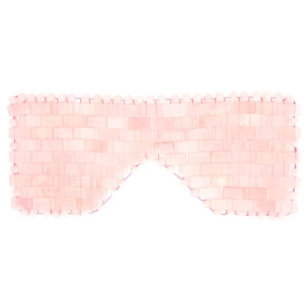 Jade Stone Rose Quartz Kald Terapi Øyemaske Massasjeapparat