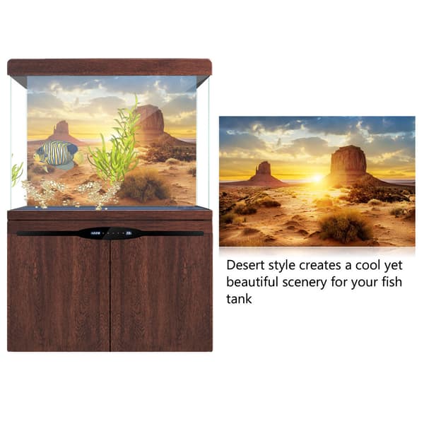 Desert Sun Akvaario Taustakuva 76x46cm