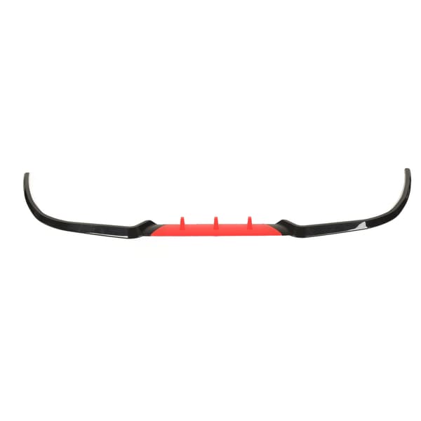 3ST Front Bumper Splitter Lip Spoiler Universal Passform A3 A4 A6 Rød