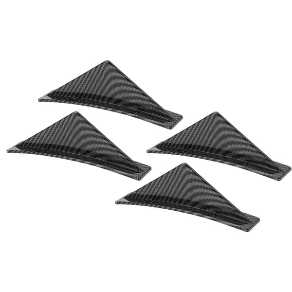 Bakre Nedre Stötfångardiffusor i Kolfiber Stil, Böjd, Universal Bilmodifiering