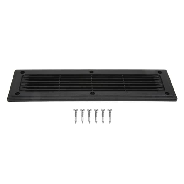 300x80mm Rektangulær Luftventil Grilldæksel Ventilationspanel til RV Bus Trailer Køkkenskab