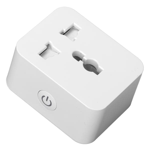 Smartplugg 15A 2.4G WiFi Bluetooth Stemme App-kontroll US Plugg AC 100V til 240V med Timer