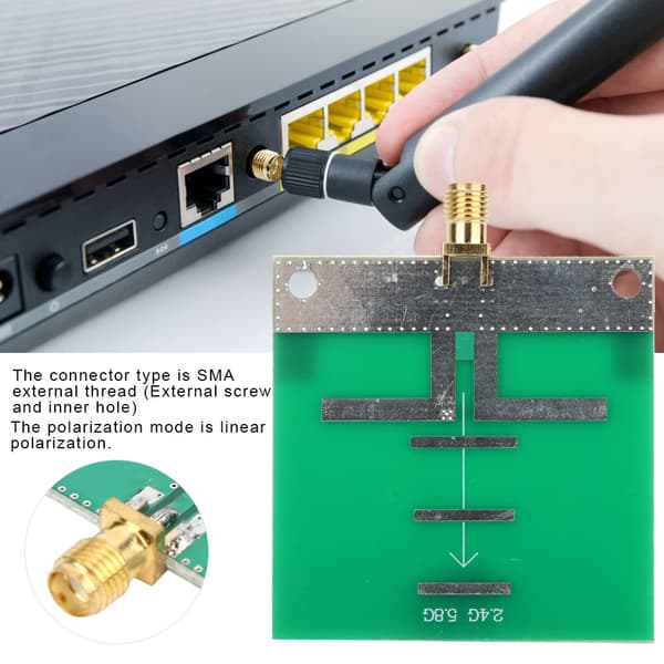 2.4G 5.8G Plast Bildeoverføring WiFi Dobbel Frekvens Antenne Tilbehør