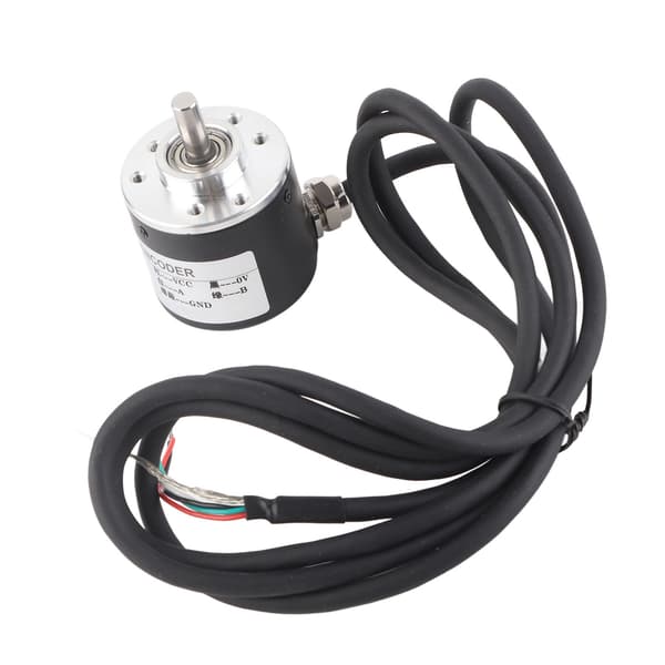 600P/R Magnetisk inkrementell roterende encoder 5V til 24V AB 2 fase 6mm aksel