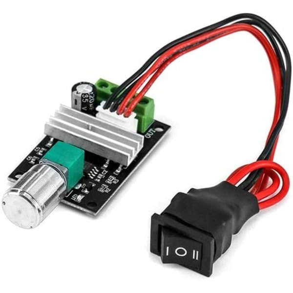 1203BB 6V 12V 24V 3A 80W DC moottorin nopeudensäädin (PWM) Säädettävä käännettävä moottorin ohjain