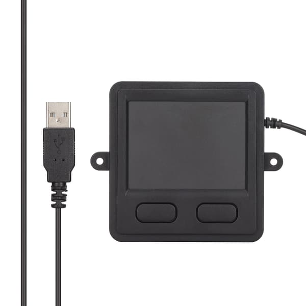 USB Kablet Kompakt Touchpad 2 Knapper Bærbar Praktisk for Laptop Stasjonær