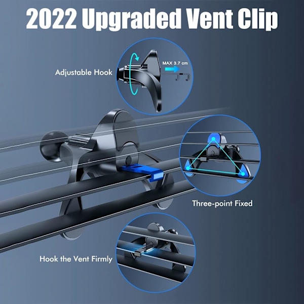Y Form Bil Luftventil Beslag Universal Clip Holder Adapter