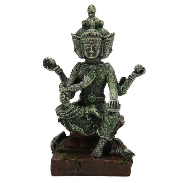 Akvarium Buddha Statue Resin Dekor Aquascaping Akvarium Mediterranean