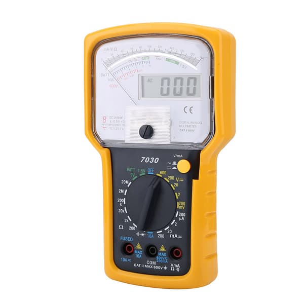 KT7030 Højfølsom Højpræcision Analog Digital Dobbelt Display Multimeter