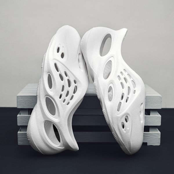 Mænds tyk blød sål Beach Cave Sandaler White 41