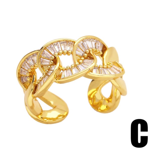 Sormus Vintage Zircon Butterfly Muotikorut Ac10504 A