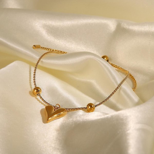 Armbånd Pink Heart Daily Outfit Metallic Element B1521