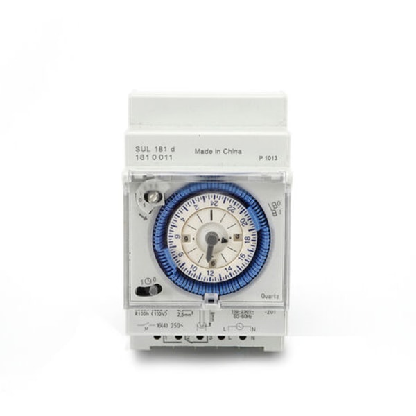 Timer, Sul181d 24 timers timere 250vac 16a Manuelt relæ/automatisk timerstyring