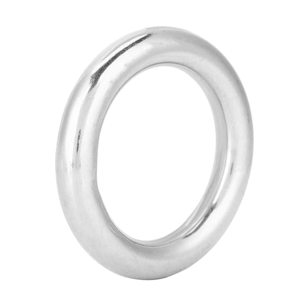 304 Rustfrit Stål Marine Svejsede Ring Poleret Cirkel 12x50mm