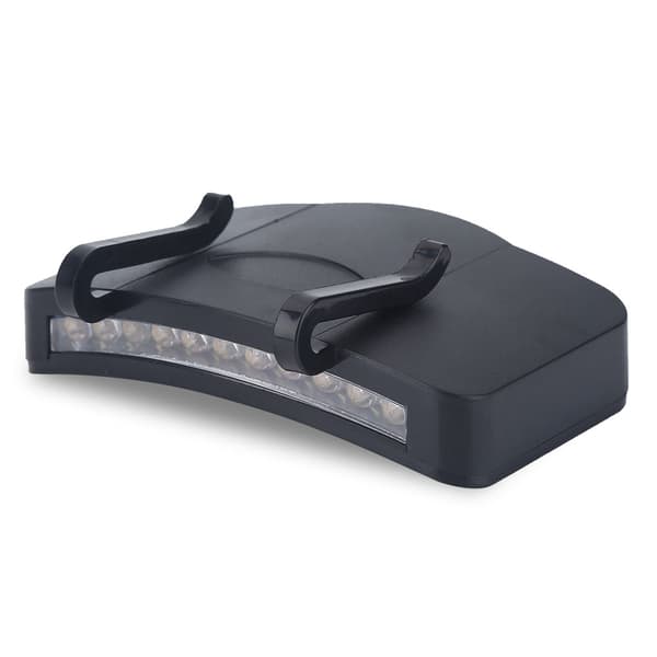 11 LED Hodelykt med Klips - Perfekt for Fiske og Camping