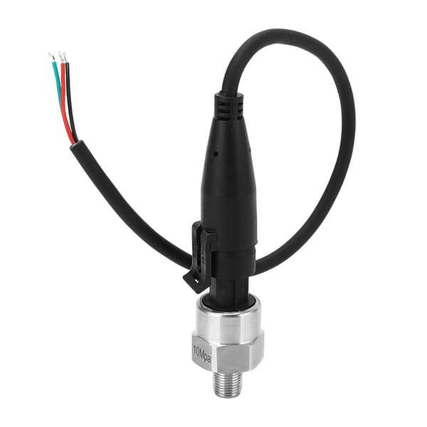 Trykktransduser 0-10MPa Rustfritt Stål Sensor 1/8in 27NPT Gjenge 0.5-4.5V for Olje Drivstoff Luft Vann