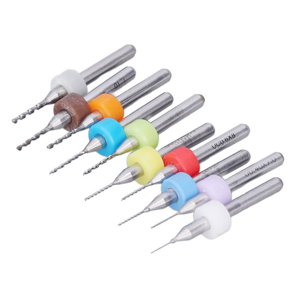 Högpresterande makroborr av volframkarbid, 10-pack