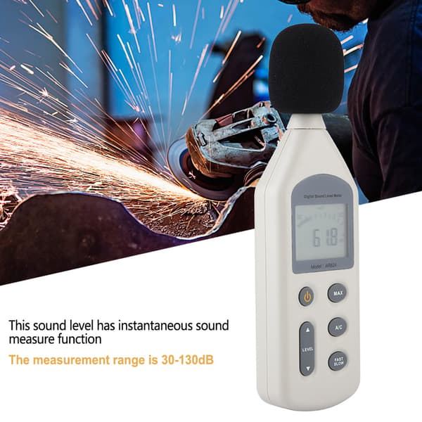 SMART SENSOR AR824 Digital Ljudnivåmätare Ljudtestare Mätverktyg