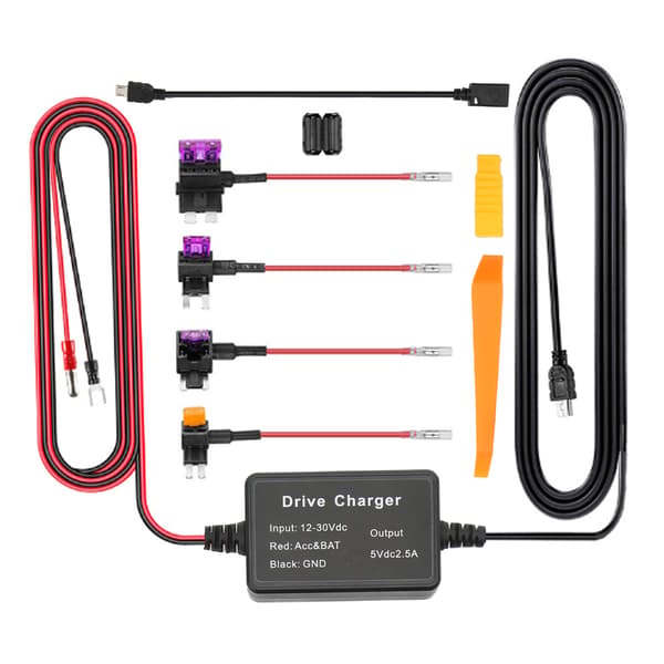 12V 30V til 5V lavspenningsbeskyttelse Hardwire Kit for Dash Cam GPS-navigator
