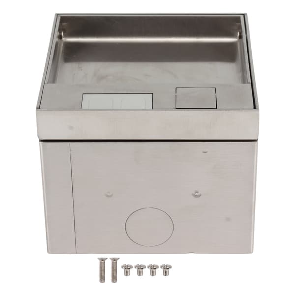 EU Power Outlet Vattentät Rostfritt Stål PC AC250V