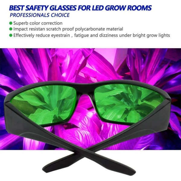 LED Plant Glasses Suojalasit Silmät Grow Glasses Anti UV/IR