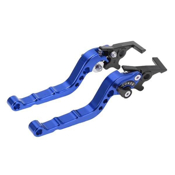 Universal Motorcykel Kopplingsbroms Spak CNC Aluminiumlegering Blå