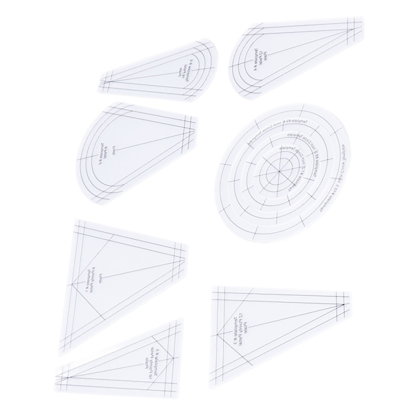 Transparent akryl Quilting Patchwork Mall Linjal Tool