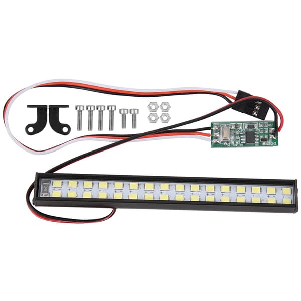 32 LED-pärlor RC Bil Takljusramp Universal Crawler Tillbehör Längd 100mm