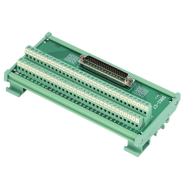 DB62 M7 3-rækket Terminal Block Adapter Breakout Board Modul 60V DC Interface Connector