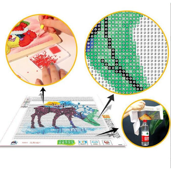 5D DIY Dollar cat 5D diamond painting (30*20cm)
