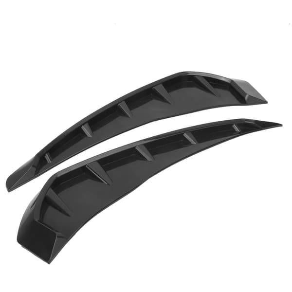 Universal Bil Udvendig Indvendig PU Blank Sort Gummi Ventilationsdæksel Trim