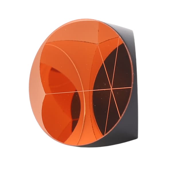 Kopparpläterad Holografisk Prismakub Trihedral Retroreflektor Optiskt Glas 25,4 mm