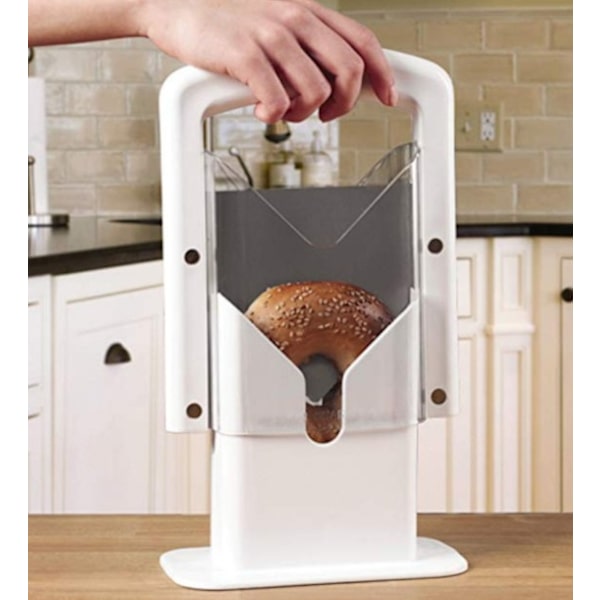 Köksredskap Bakverktyg Bagel Slicer (Vit),