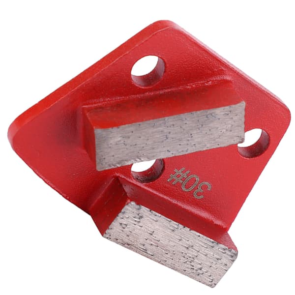 3 stk. 30 Grit Diamant Gulvslipingsputer Metallbinding Skrape
